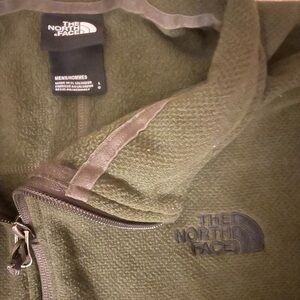 North Face green pullover